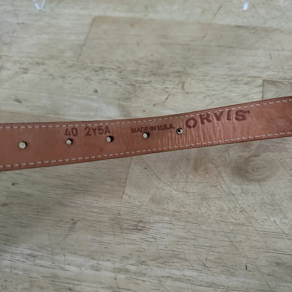 Orvis brass buckle
